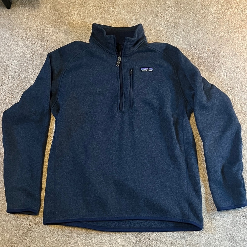 Patagonia Dark Blue Fleece Pullover